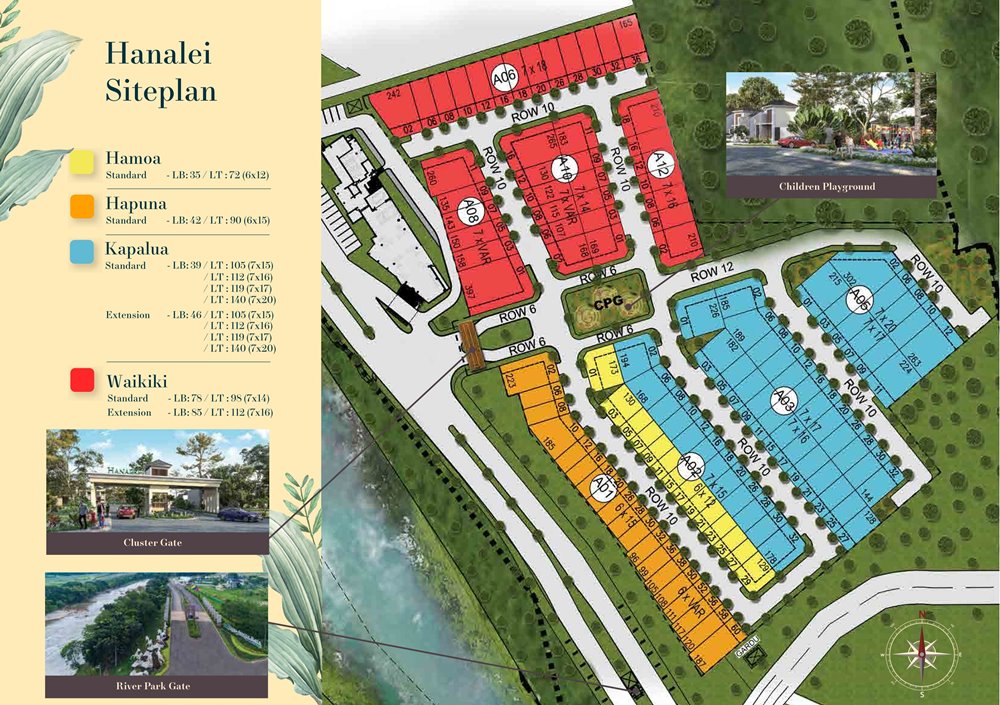 hanalei siteplan