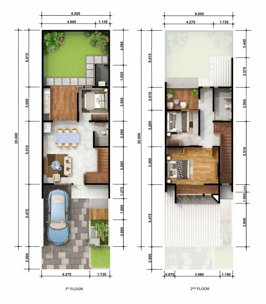new park avenue tipe calton denah