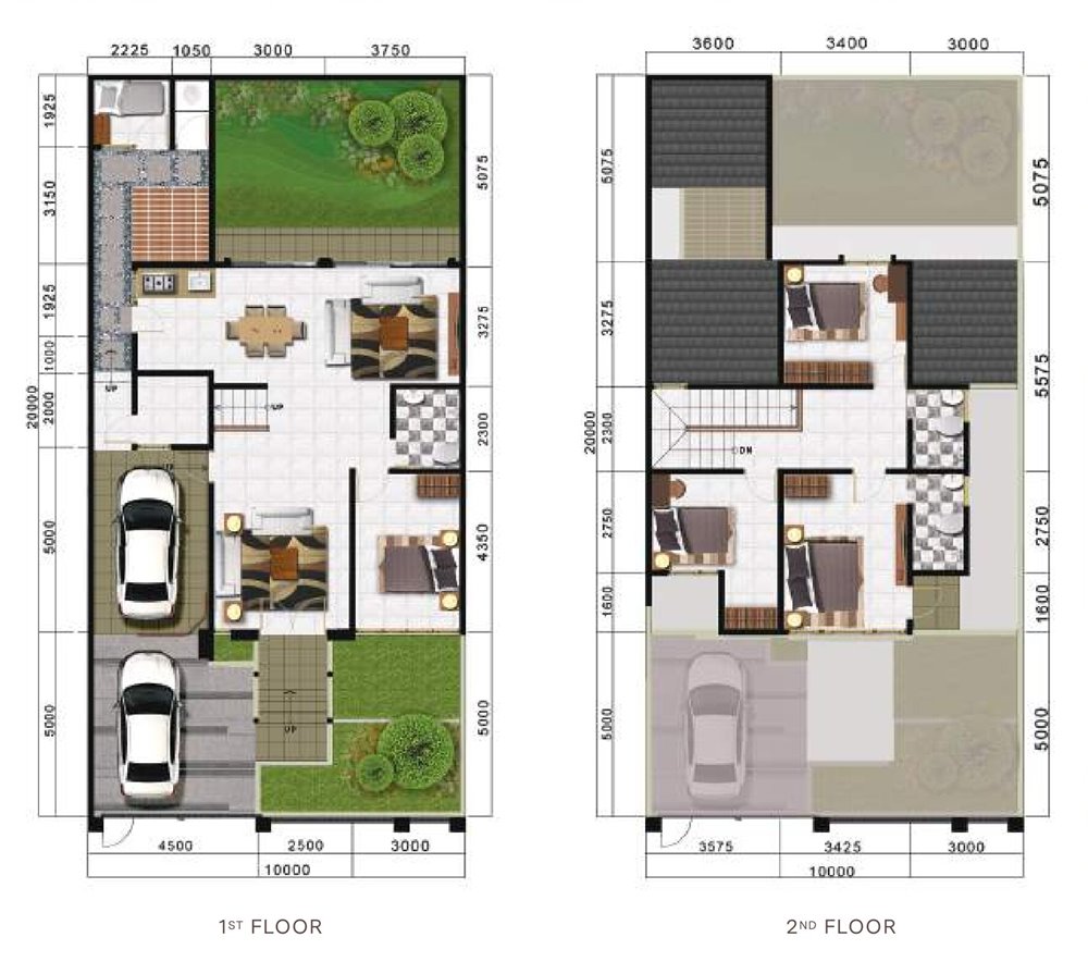 park avenue tipe elbrus extension modern denah